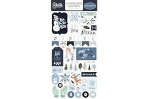 Carta Bella Paper Company Winter Market Panneau aggloméré 6 x 13 Accents