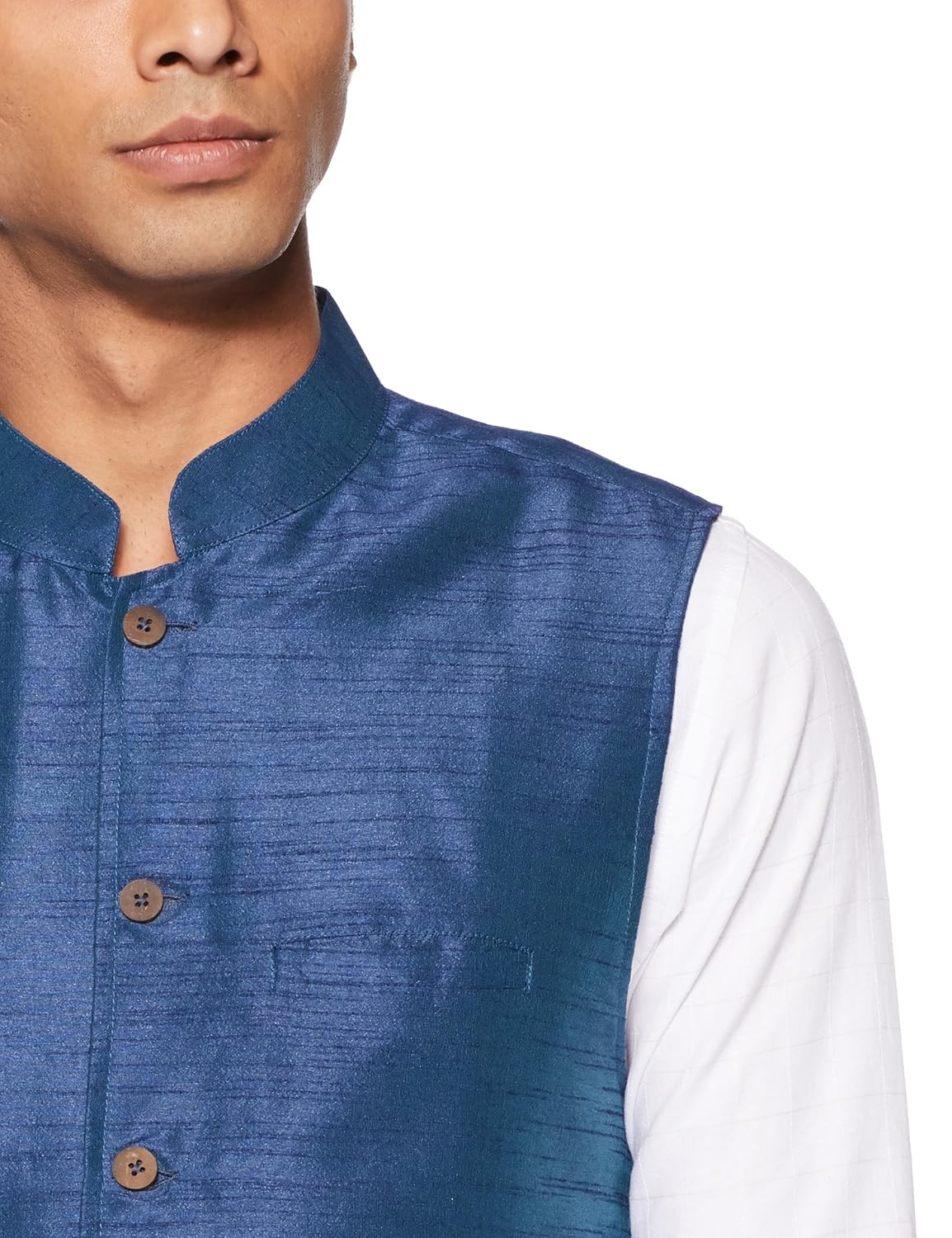 ethnicity men's banded collar jacket