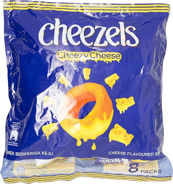 Twisties Cheezels Original Snack, 15g (Pack of 8) Amazon.sg Grocery