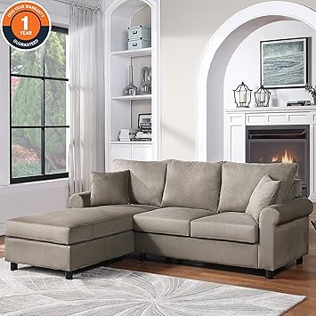 Amazon Com Harper Bright Designs Sectional Sofa Couch Living