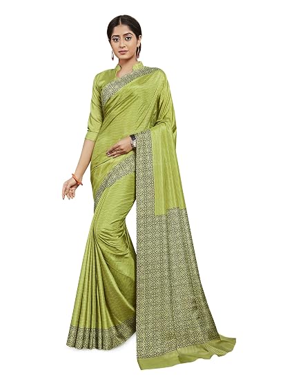Divaastha Green Malbari Silk Floral Saree with Blouse Piece (VSI1018MEHANDI)
