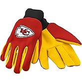 FOCO NFL Colored Palm Utility Work Gloves