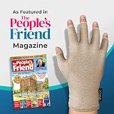 iMedic Arthritis Gloves Large Cream Fingerless Hand Compression view 7