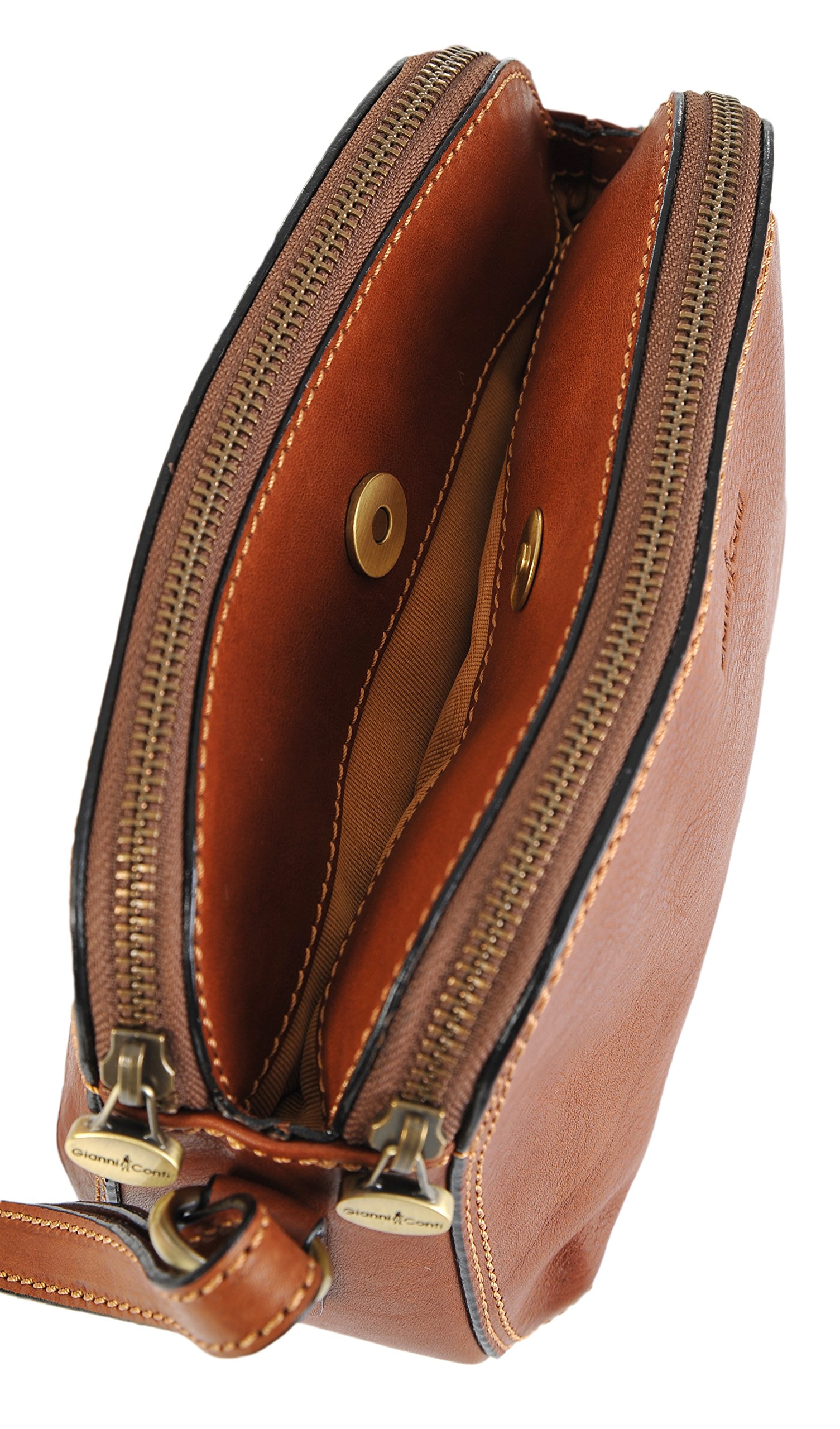 Small Italian Leather Classic 3 Section Shoulder Handbag 916315 Buy