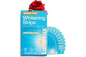Lumineux Teeth Whitening Strips Kit - 9 Treatments - Peroxide Free - Enamel Safe for Whiter Teeth - Whitening Without The Sensitivity - Dentist Formulated - Sensitivity Free