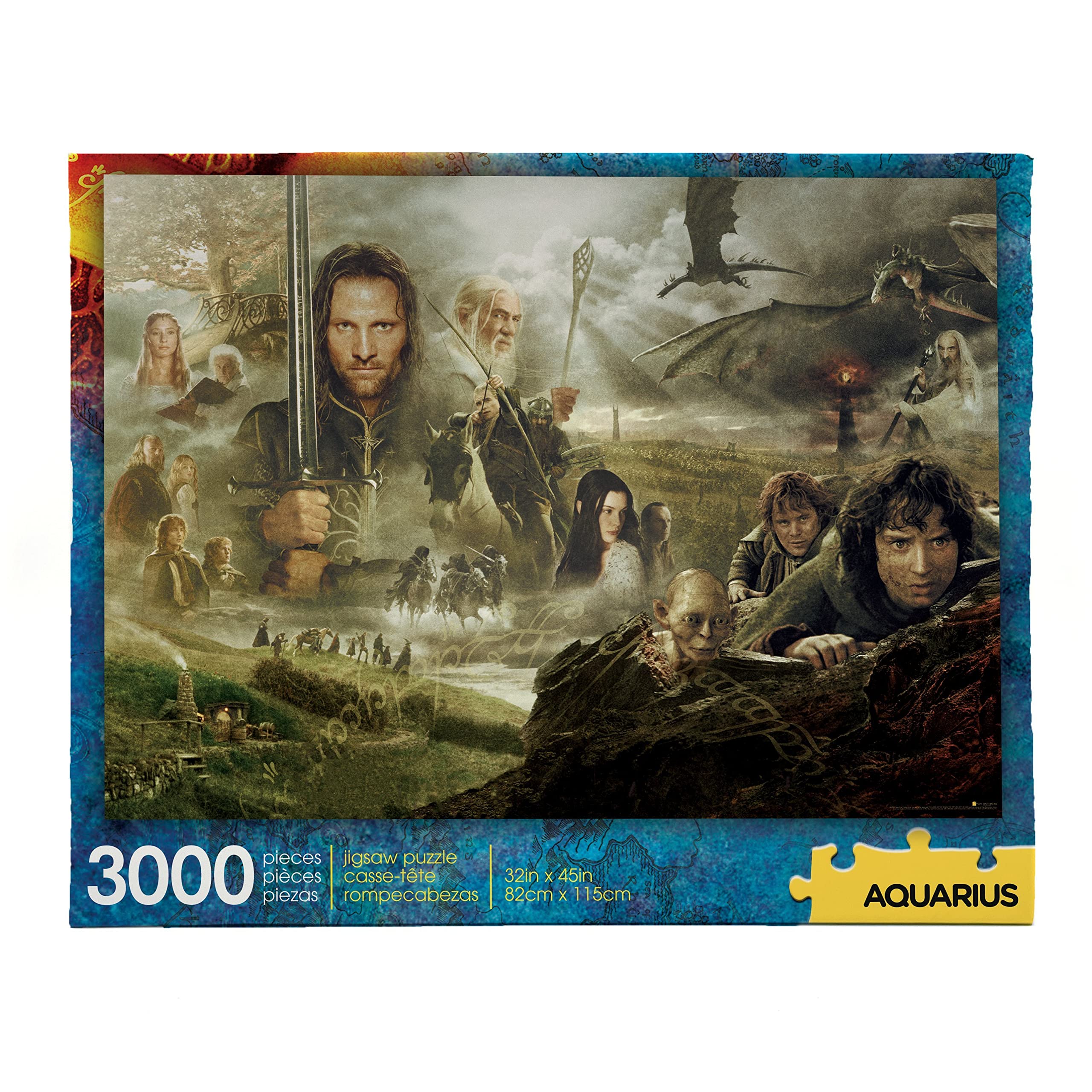 The Lord of the Rings 68520 Puzzle 3000P 81X114Cm, Multicolor, One Size