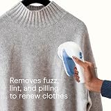 Conair Battery Operated Fabric Shaver Fuzz Lint Remover White Portable view 6