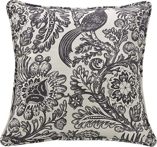 Amazon Com Hiend Accents Augusta French Toile Euro Sham Pillow