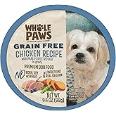 Whole Paws, Wet Dog Food Chicken Recipe with Peas & Sweet Potatoes in Gravy, 3.5 Ounce