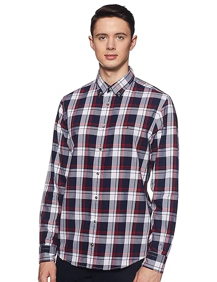 tommy hilfiger men's casual shirts
