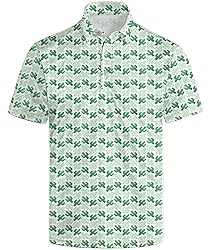 Anhlfyu Golf Polo Shirts for Men Moisture Wicking