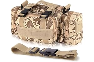 Tactical Sport Duffle Bag Water Resistant Deployment Bag, Desert Digital, 1