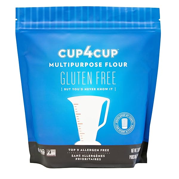 CUP4CUP MULTIPURPOSE FLOUR, 3 POUNDS, CERTIFIED GLUTEN FREE...