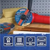 Faithfull Extra Thin 1mm Multi-Cut Discs 125mm x 1mm x 22.23mm 10 Pack Tin view 5