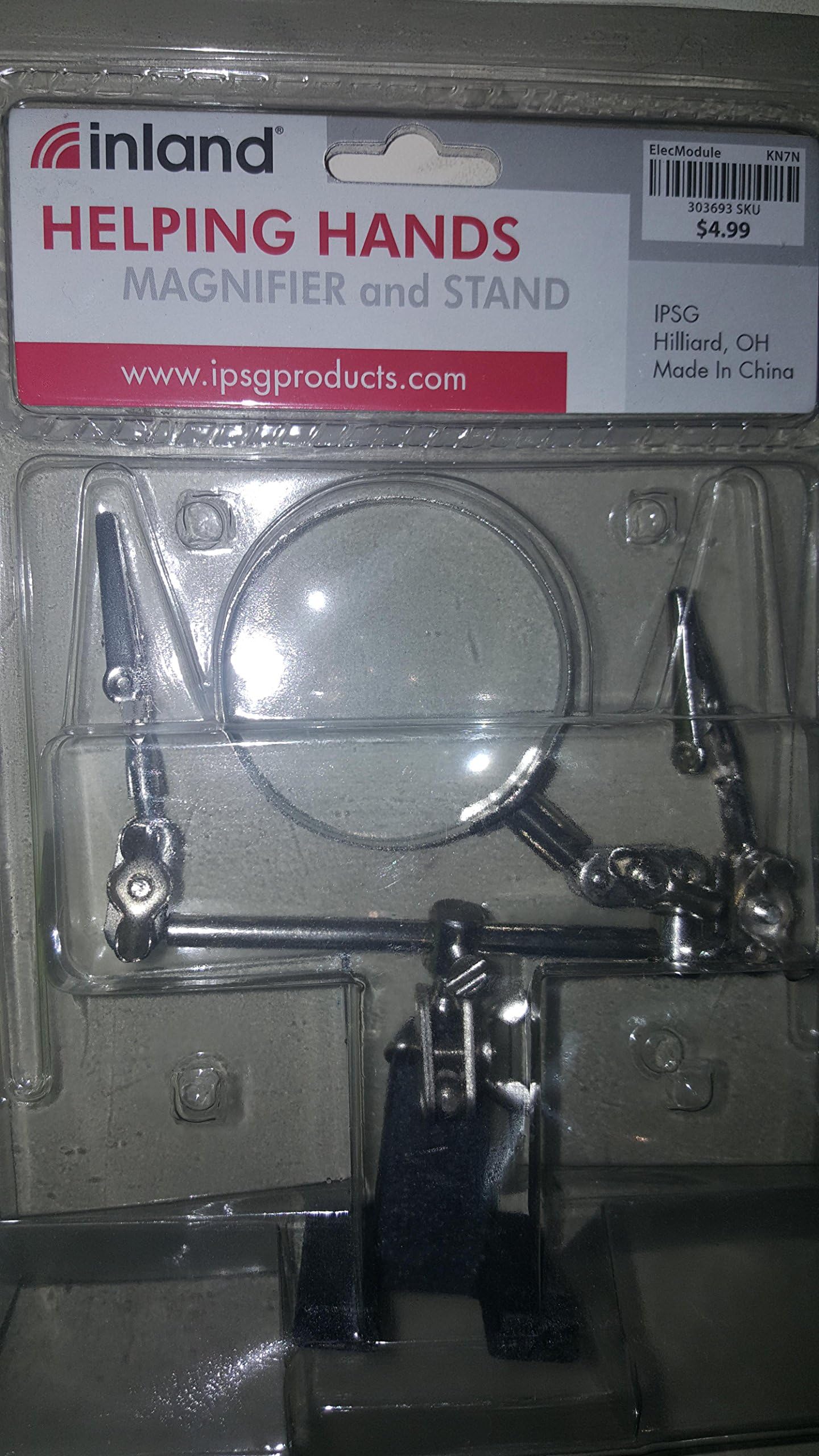 Inland Helping Hands Magnifier and Stand