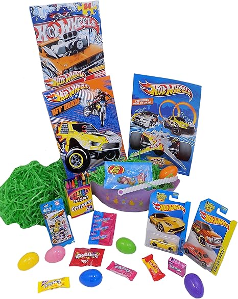 hot wheels easter basket