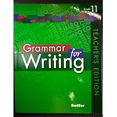 Grammar for Writing, Grade 11, Teacher's Edition