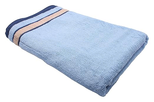 MAFATLAL reversaval Cotton BATH Towel - Blue,grey
