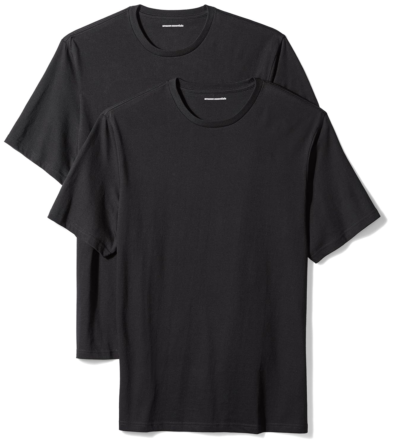 Amazon Essentials Men's 2Pack Crewneck TShirts Amazon.in Clothing