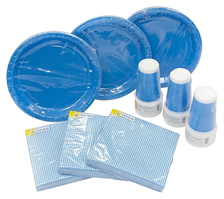 Heku 30005 Set Di Stoviglie Monouso Per Feste Con Piatti