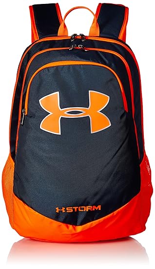 orange under armour backpack