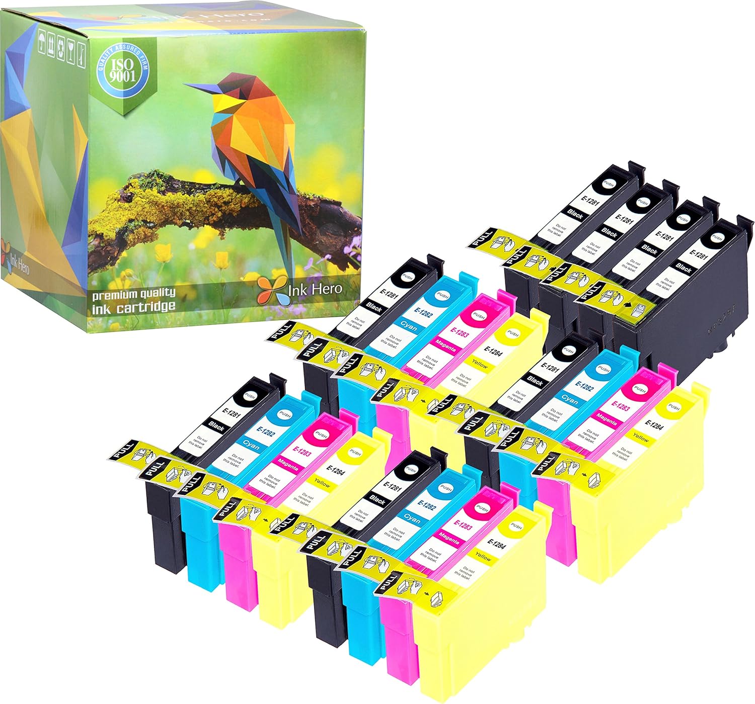 Cartouche Encre Office World Pack de 20 Cartouches d'encre Epson T1285 T1281 Stylus Office BX305F