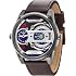 Police Orologio Uomo Modello D-Jay PL14835JSU.12 - Pelle Marrone E Quadrante Con Data - 2