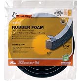 THERMWELL R930H Foam Tape, 1/2 by 9/16-Inch, Black