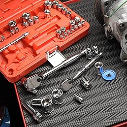 EPAuto 46 Pieces 1/4-Inch and 3/8-Inch Drive Socket