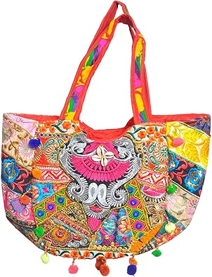 multi coloured shoulder bag