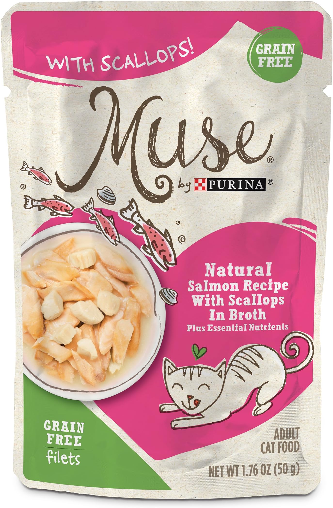 Muse Grain-Free Natural Filets Wet Cat Food
