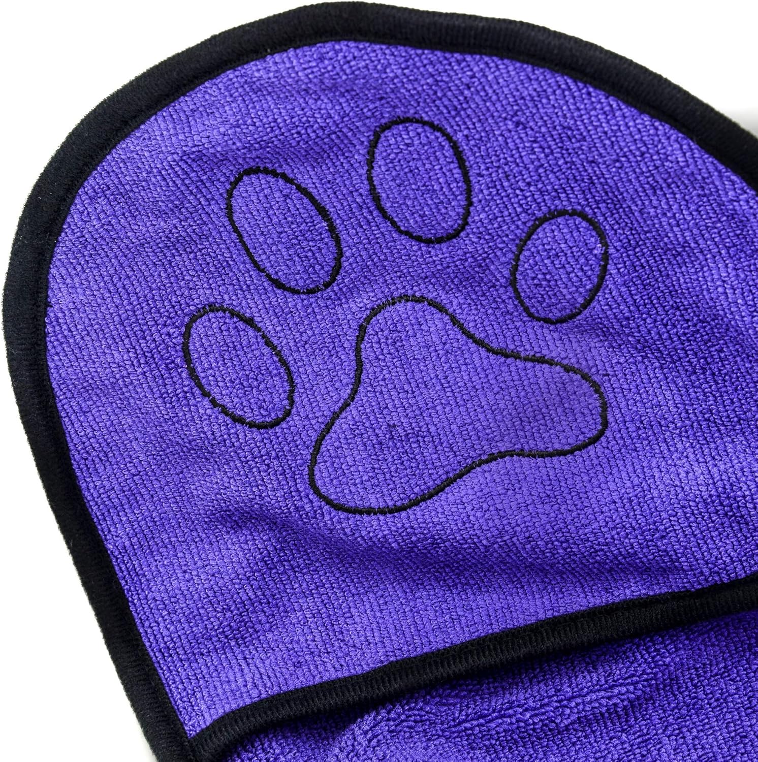 PROtastic Dog bath towel Purple - Microfiber, machine washable quick drying pet towel - Image 3
