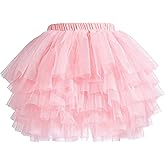 elamccor Baby Girls' Tutu Skirt Toddler 6 Layered Tulle Tutus 1-8T