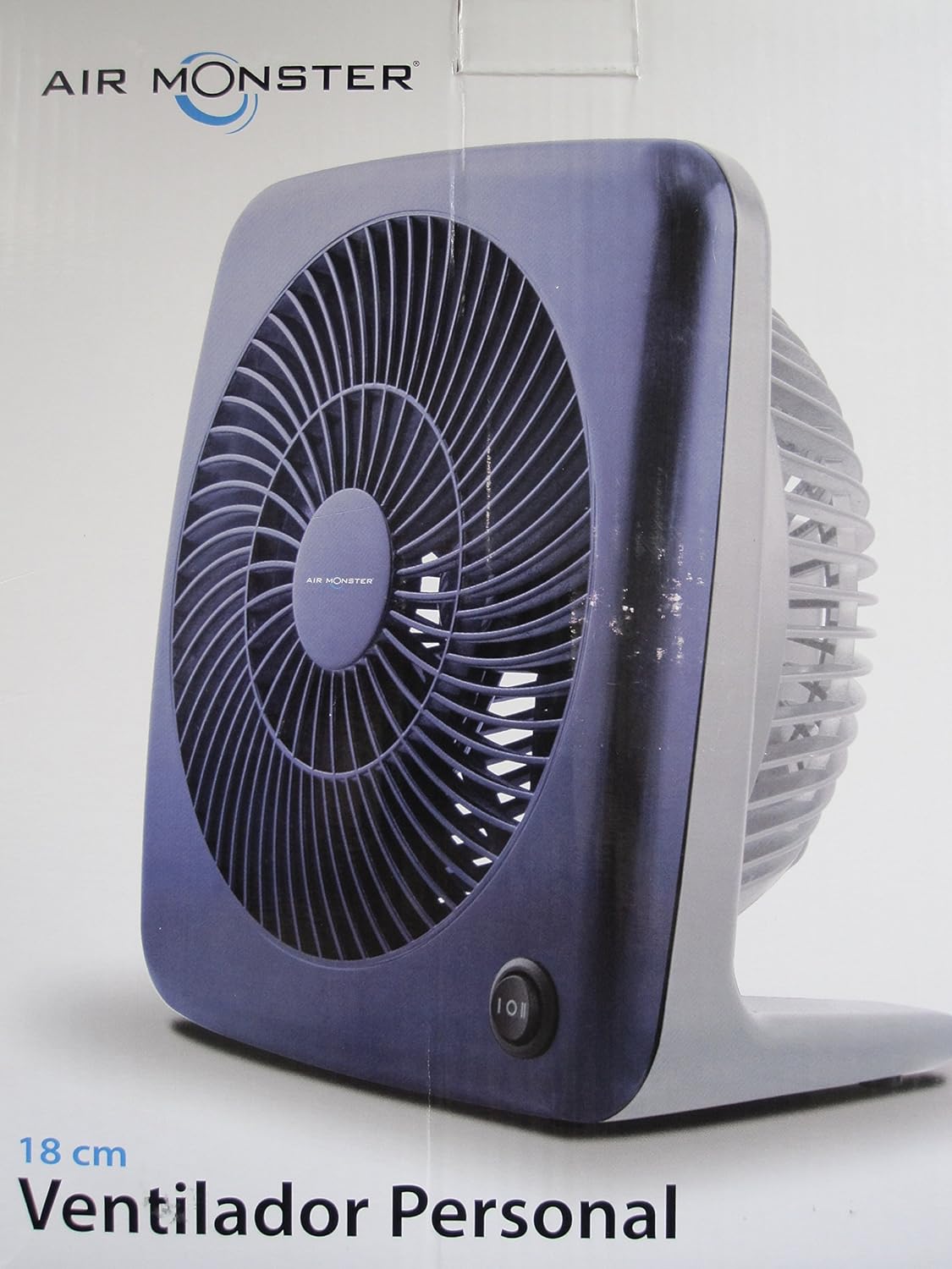 0.28 CFM Air Flow 7" 2Speed Portable Personal Box Electric