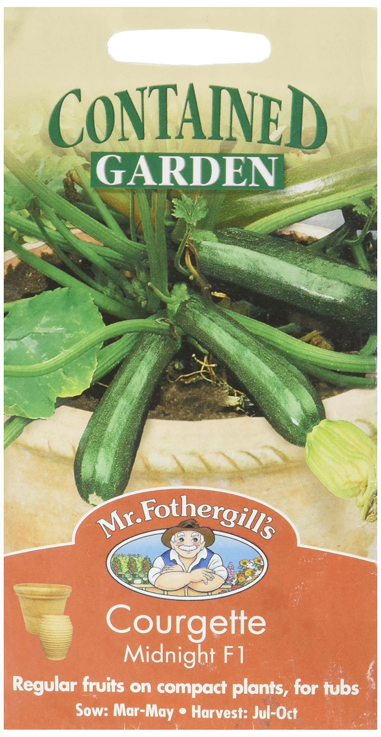 Mr. Fothergill's Midnight F1 Courgette Seed