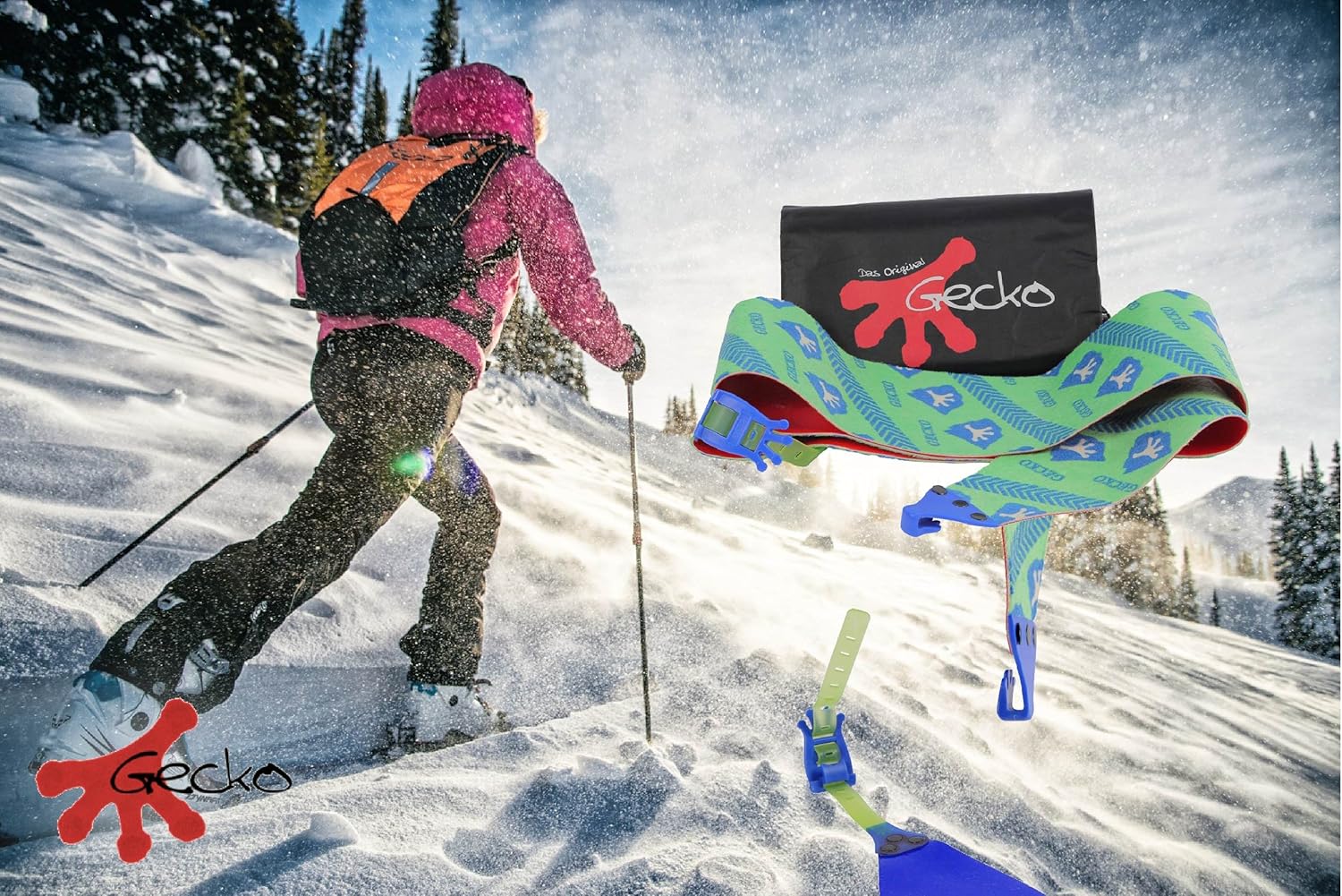 THE SKI SKIN GECKO ORIGINAL Parches de Foca Esquí Alpinismo Amazon.es