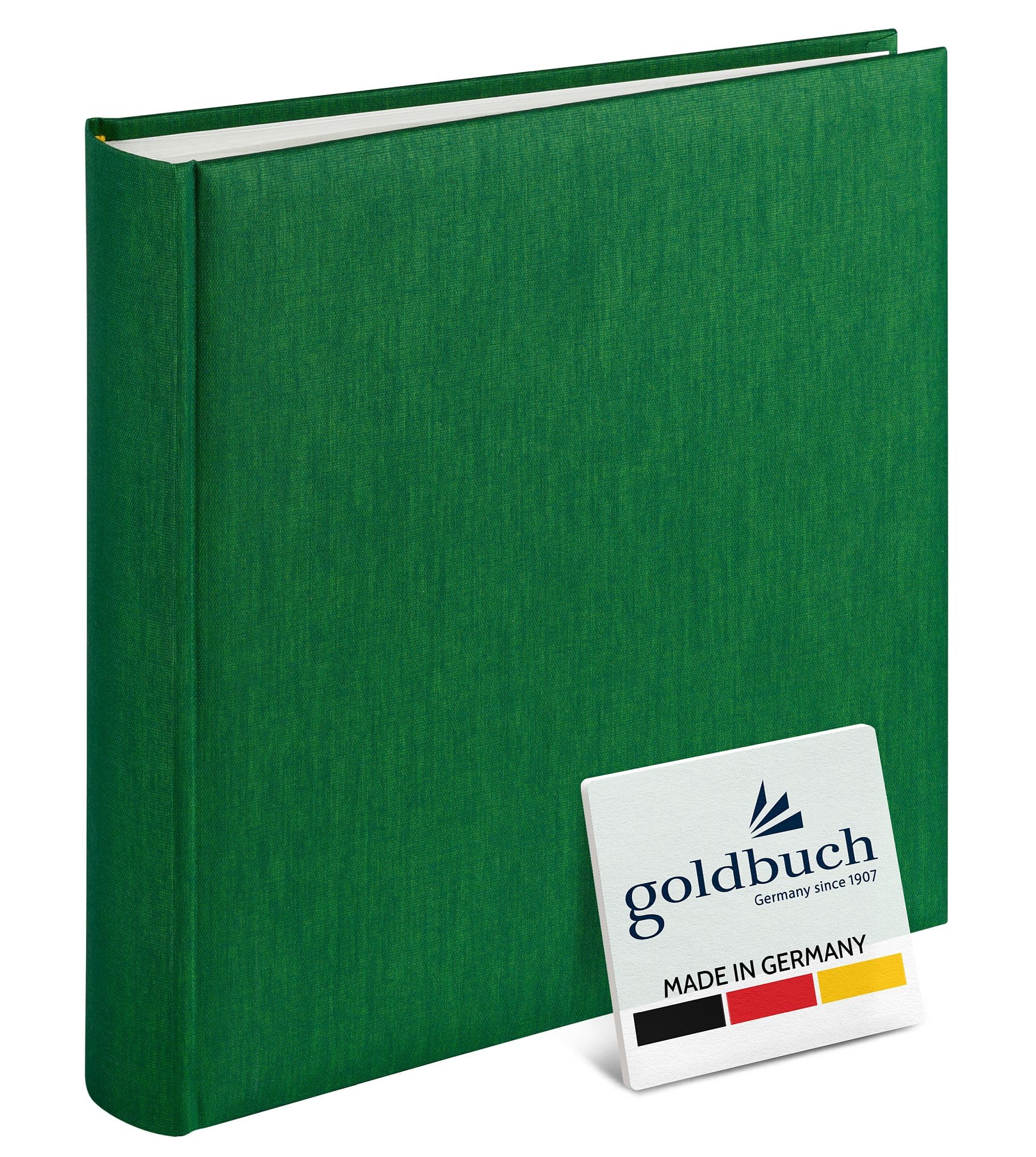 Goldbuch Trend Photo Album 25 x 25 cm, 60 Pages with Pergamine, dark green, 30x31 cm