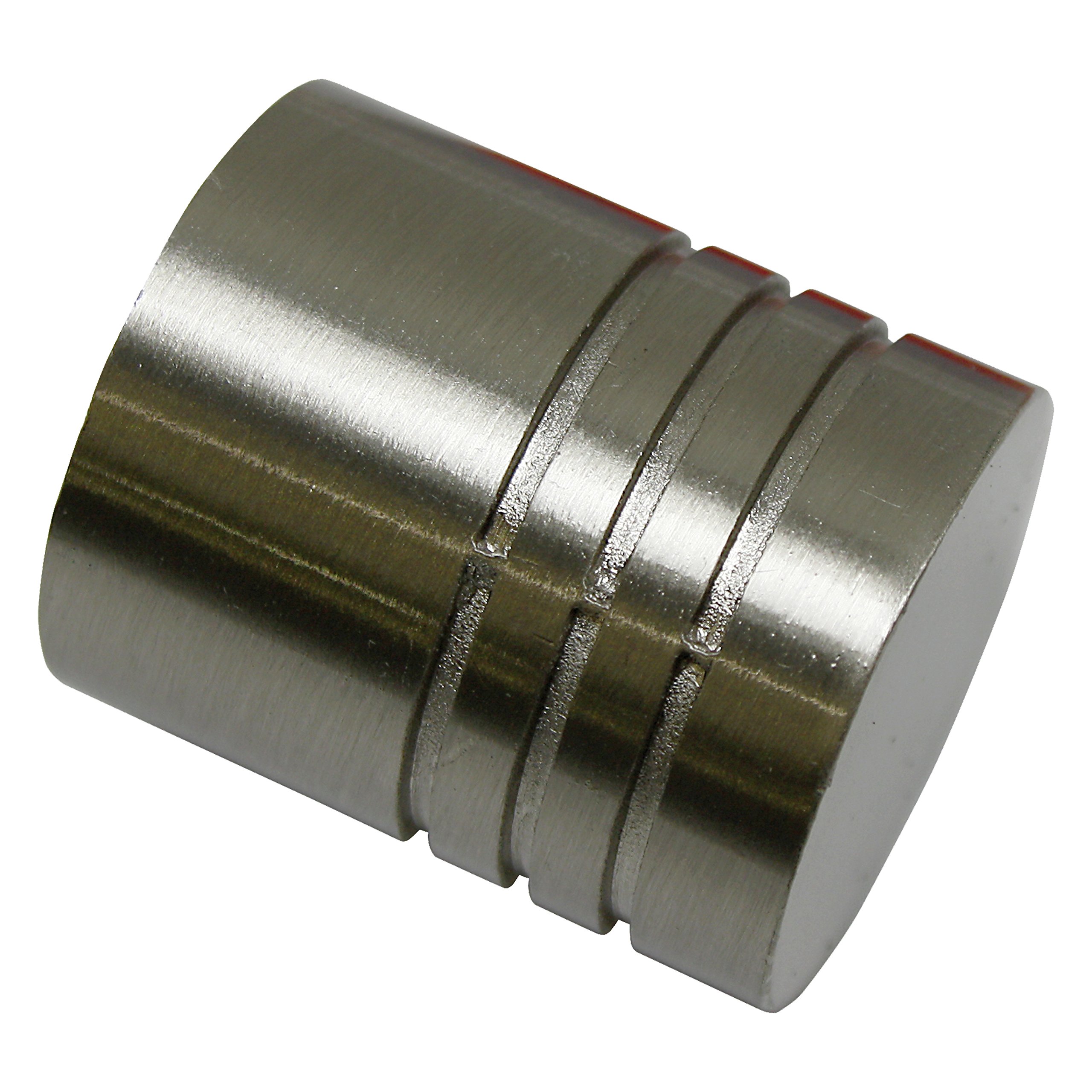Gardinia Endpin Ø 20 mm, Metal Stainless Steel Finish, Cylinder