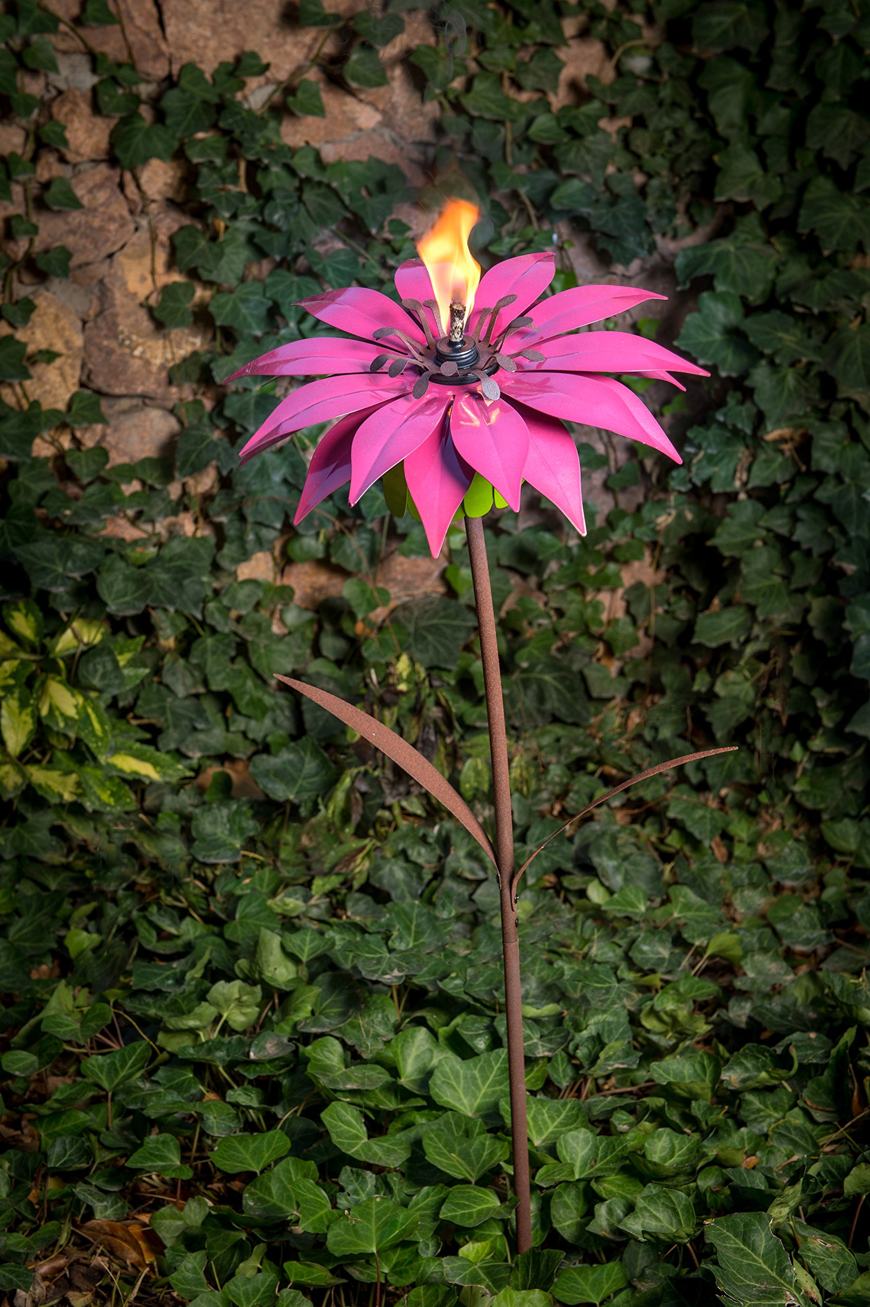 Desert Steel Dahlia Metal Flower Garden Torch 36 Inches Tall 639266584582 eBay