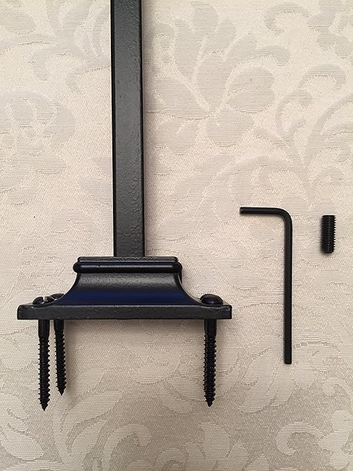 Wrought Iron Stair Spindle Baluster Shoe Bracket To Fit Straight