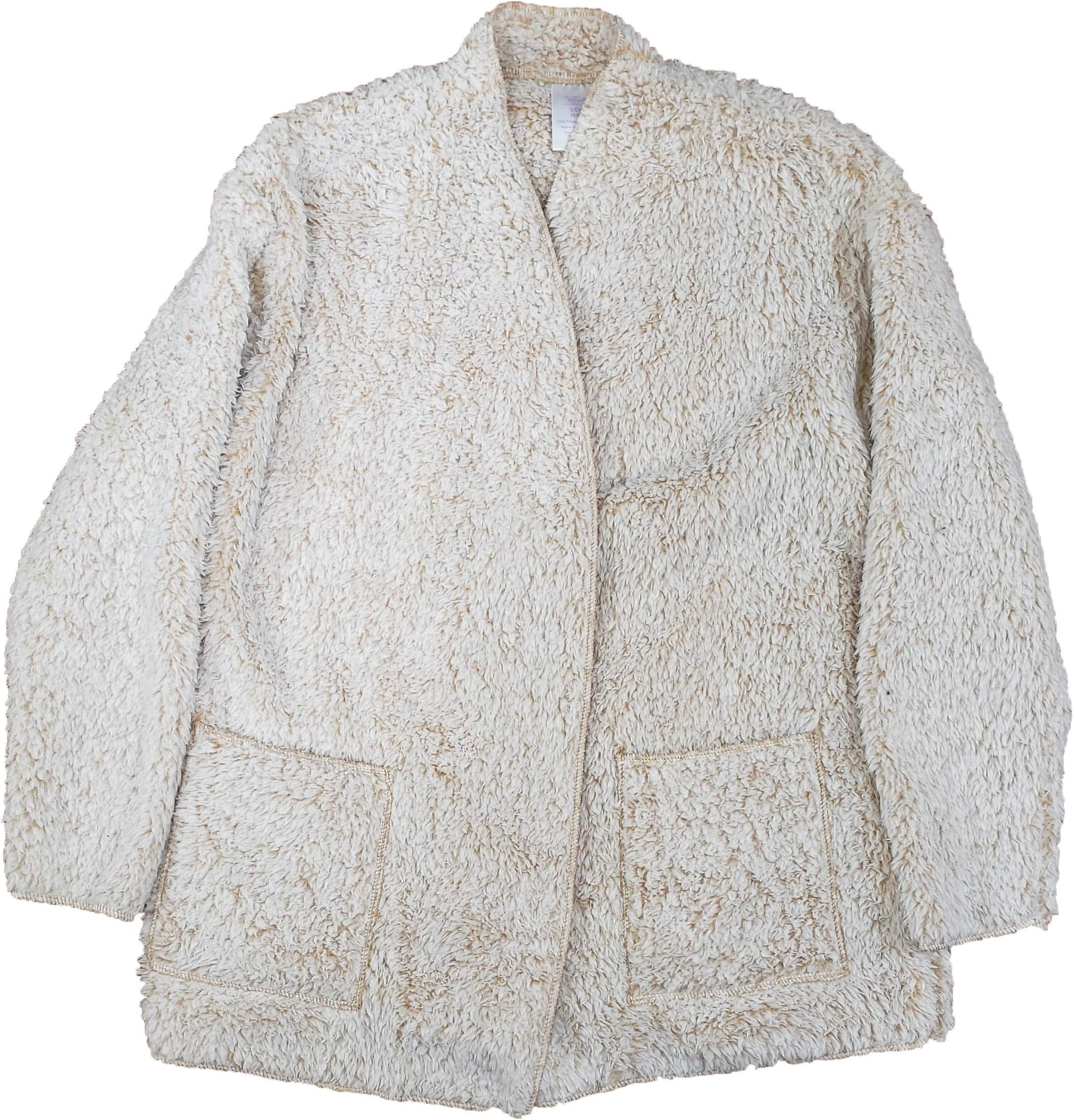 Earthen Khaki Sherpa Sleep Bed Jacket
