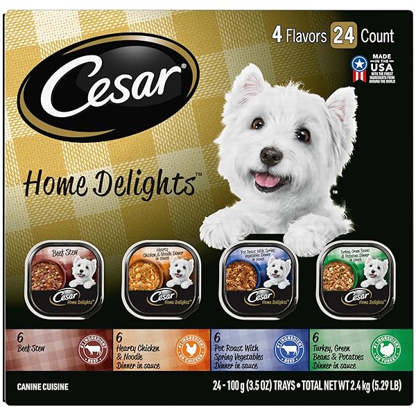 CESAR HOME DELIGHTS ADULT WET DOG FOOD, POT...
