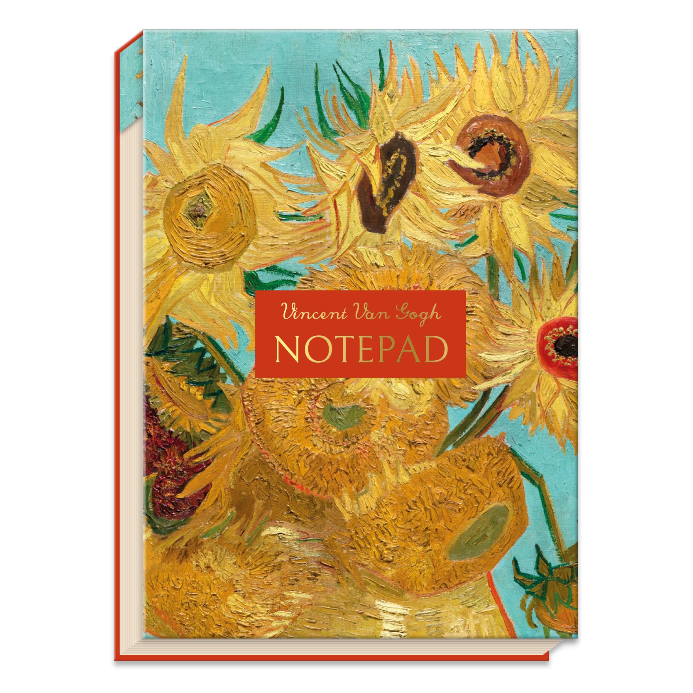 Robert Frederick Flip Up Notepad - Van Gogh Sunflowers Design