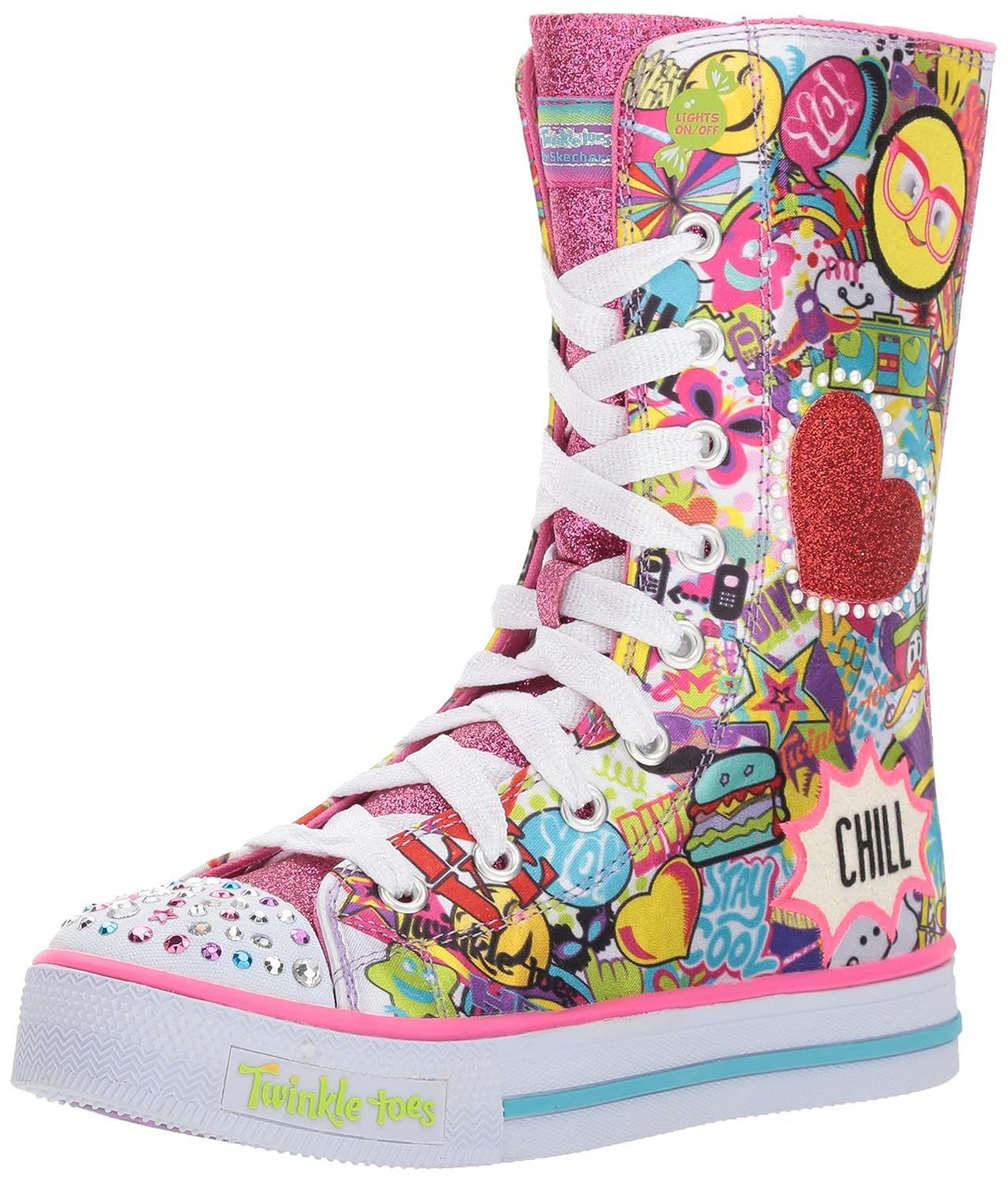 skechers knee high sneakers