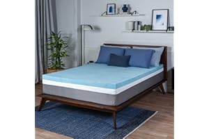 Sure2Sleep King Size, 3-Inch, Gel Swirl Memory Foam Mattress Topper Made in USA.