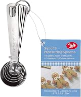 Tala Stainless Steel Measuring Spoons 5 Piece Set with Clear Markings view 3