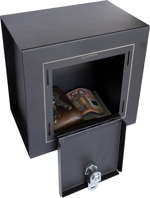 - Caja Fuerte Empotrar Con Rejilla Grid 200X200X130 Neg 1300Wso