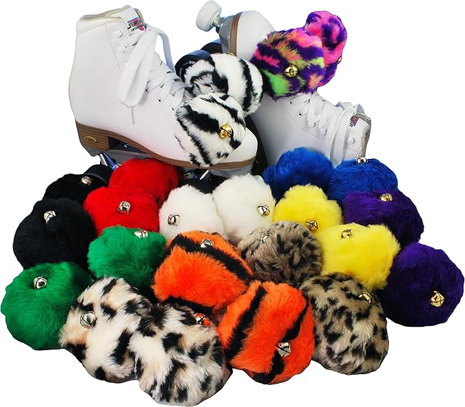 Roller Skate Pom Poms Yellow Sports & Outdoors