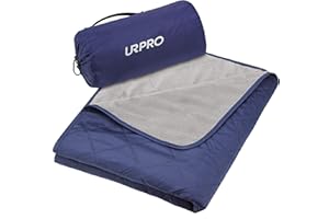 Waterproof Warm Fleece Outdoor Blanket Extra Large Lightweight Portable with Carry Bag for Stadium, Picnic, Camping, Beach, D