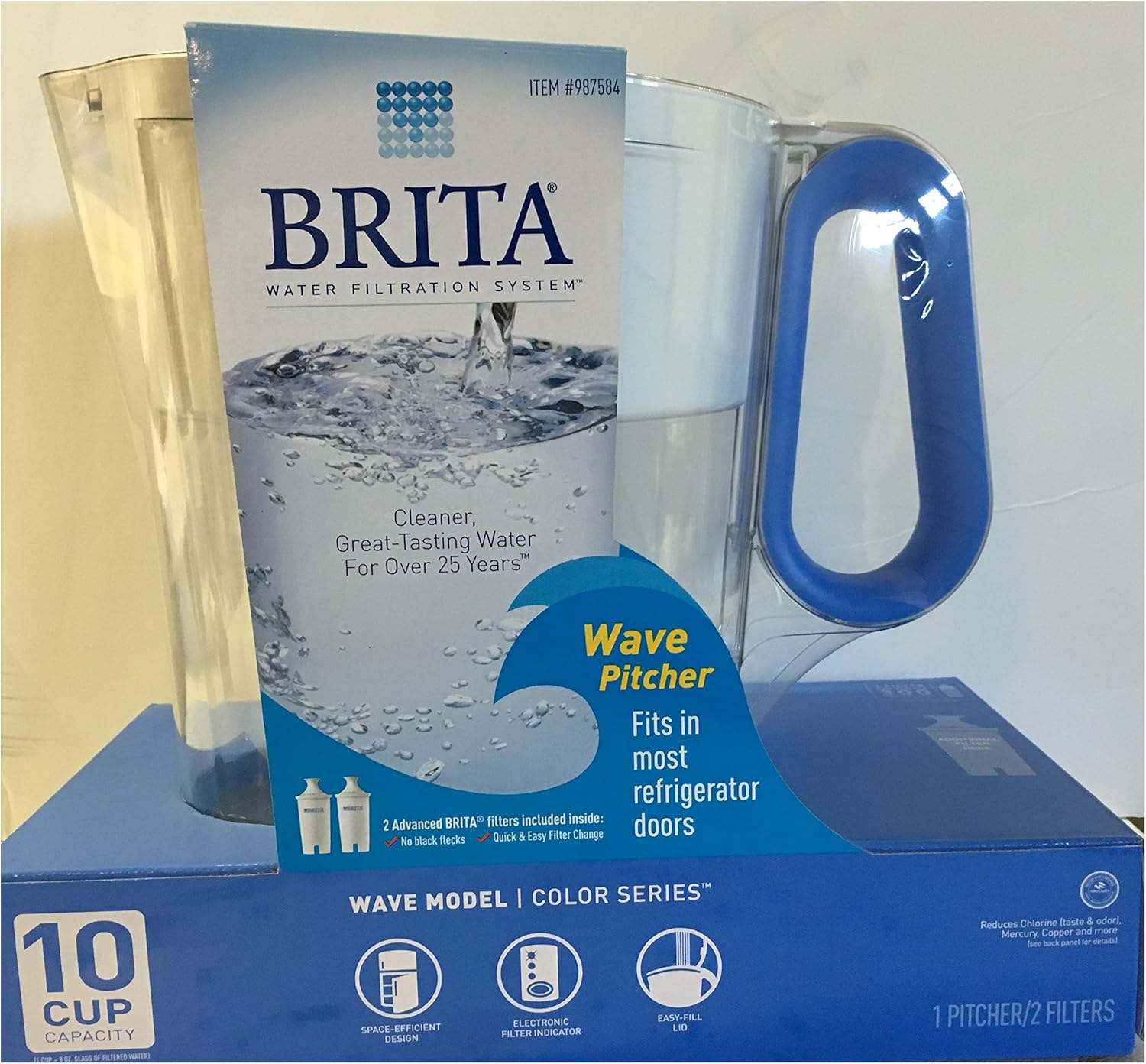 Which Is The Best Brita Wave Filtered Water Filter Pitcher 10 Cup